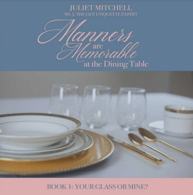Dining table manners etiquette training with Manners are Memorable