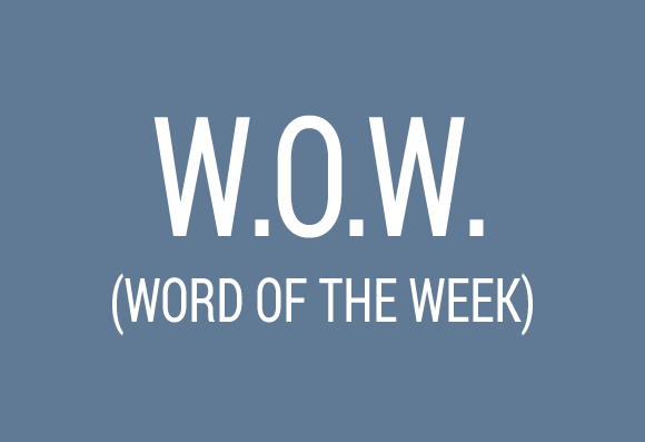 word of the week with mr. j and manners are memorable